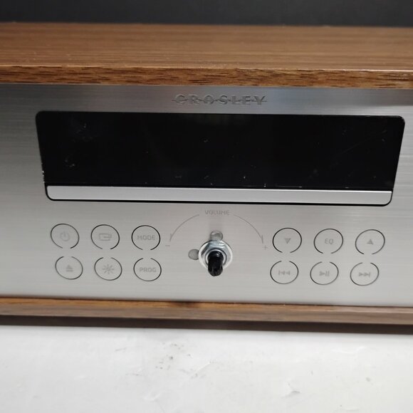 Crosley Fleetwood Speaker Radio Cd Player In Walnut (Bluetooth, Radio, CD) - Picture 4 of 15